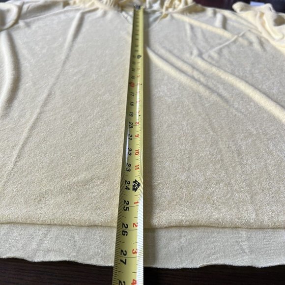 NWT Rebellious One Womens Trendy Plus Size Loop Terry Pullover Hoodie Yellow 3X - Picture 6 of 8